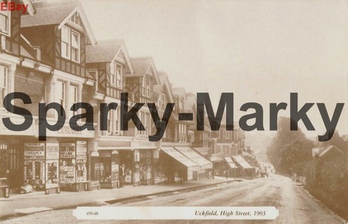 Uckfield High Street 1903 (Friths Repoduction) Vintage Postcard X11