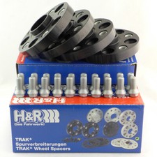H&R Spurverbreiterung 60/80mm schwarz für Audi A4 A5 A8 Q5 Q7
