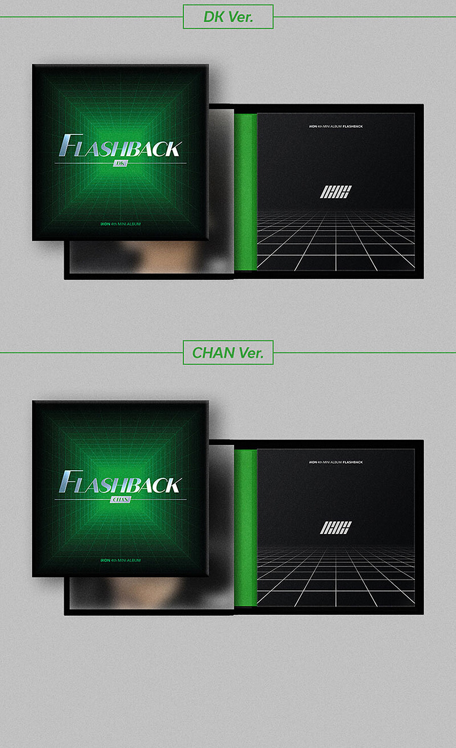 IKON [FLASHBACK] 4th Mini Album DIGIPACK JAY Ver CD+Buch+2