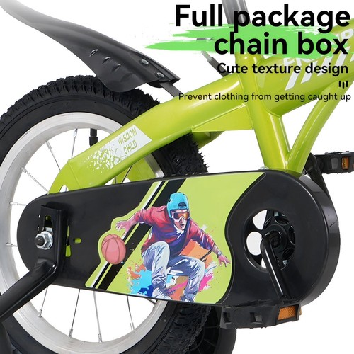 16" sporty kids bike w/training wheels Adjustable saddle Suitable for 4-8 years - Picture 9 of 17