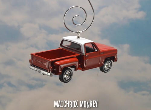 Pickup Truck Christmas Ornament Square Body Ford Chevy GMC Dodge RAM Silverado - Picture 500 of 672