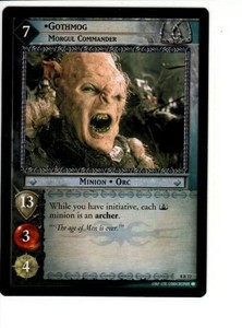 LORD-OF-THE-RINGS-LoTR-8R72-GOTHMOG-SIEGE-OF-GONDOR-TRADING-CARD-CCG