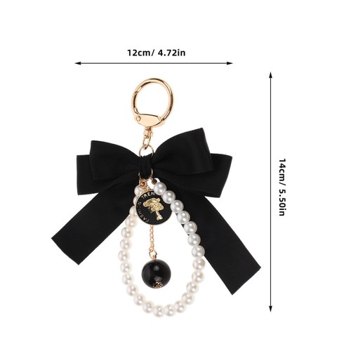 Pearl Keychain Bow Keychain Backpack usine Key Ring Women Key Chain Car Key Ring Bag