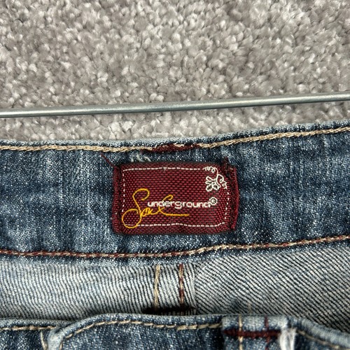 Underground Soul Jeans Girls 14.5 Plus (29x28) Straight Leg Embroidered - Picture 5 of 16