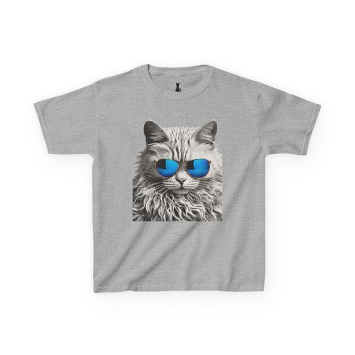 Cat with Sunglasses - Cool Cat Kids Tee, Cat Lover Gift - Picture 8 of 22