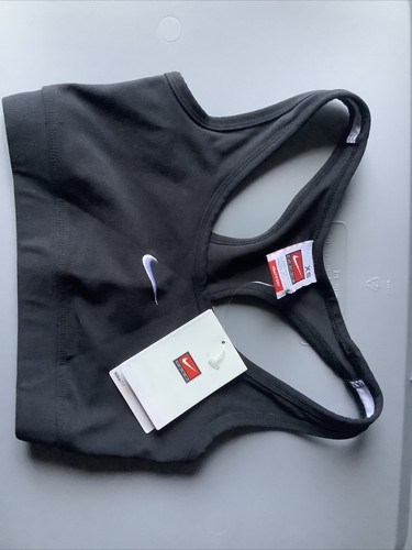 Sujetador deportivo Nike para mujer negro (soporte medio) talla XS ajuste seco NUEVO - Imagen 14 de 14