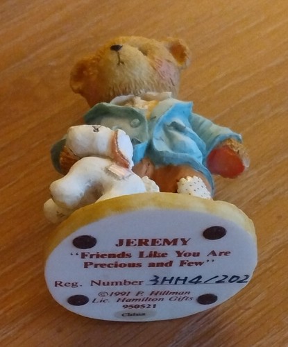 Cherished Teddies 🧸🐻 1991 JEREMY "Friends Like U Are Precious & Few" 950521 - 第 3/6 張圖片