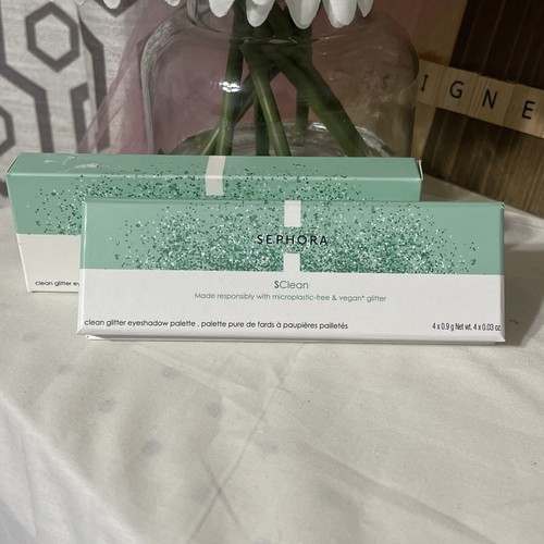 SEPHORA CLEAN COLLECTION Glitter Eyeshadow Palette Limited Ed *NEW IN BOX* Vegan - Picture 3 of 3