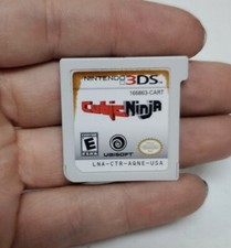 Cubic Ninja (Nintendo 3DS, 2011) Game Cartridge Only - Label Staining - Tested