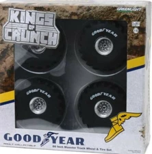Greenlight 1:18 Scale Monster Truck Goodyear 66-Inch Wheel and Tyre Set