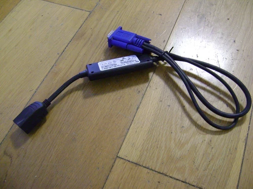 Dell 0UF366 P/N 520-294-504 KVM System Interface POD Cable - USB, RJ-45 & VGA