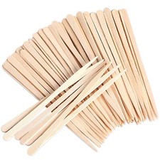 200 Pcs Eyebrow Wax Sticks Applicator Wood Craft Wax Spatulas for Hair Removal