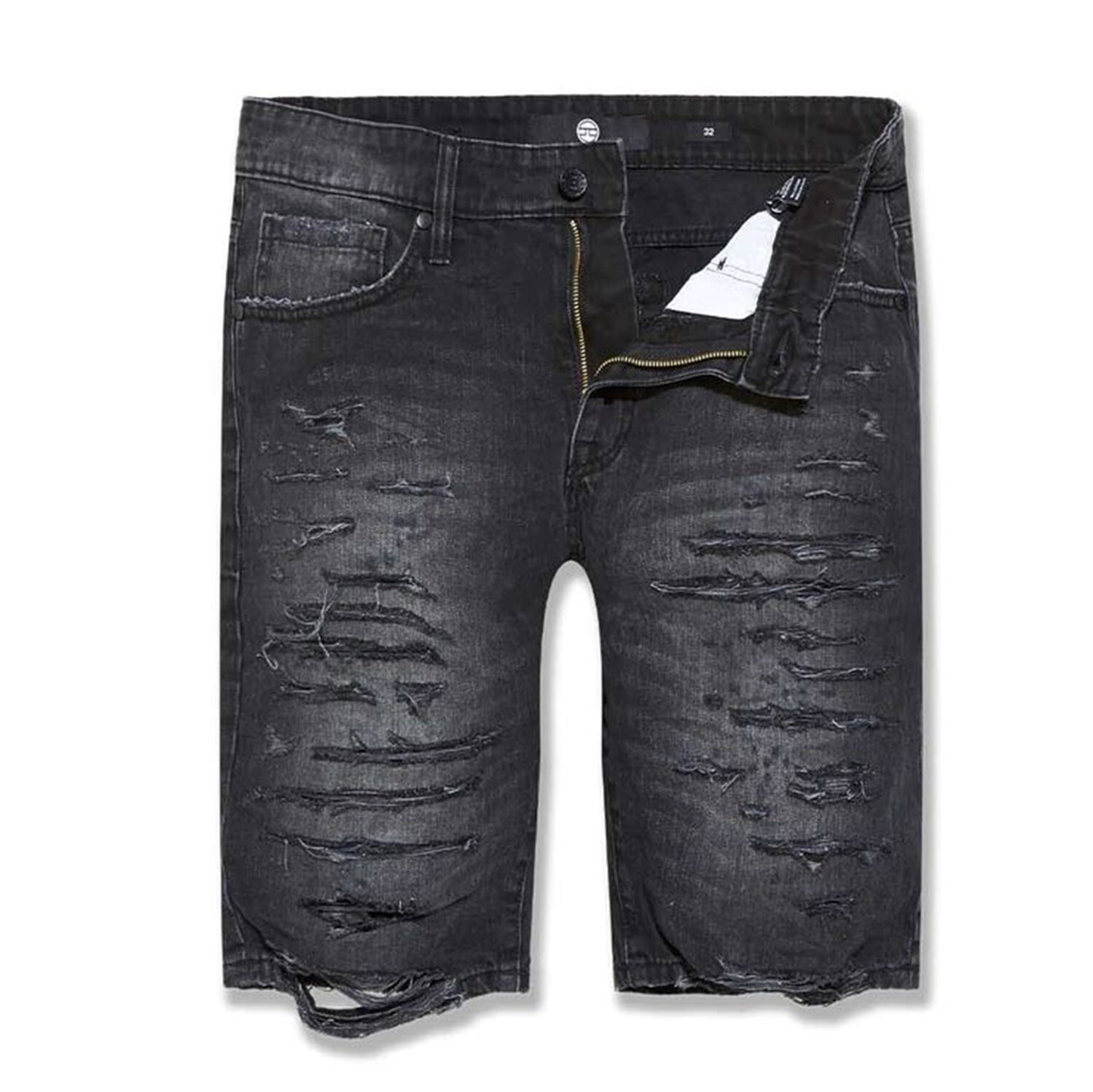 Мужские джинсовые шорты Jordan Craig с железным переплетом Black Shadow j3186s-bs