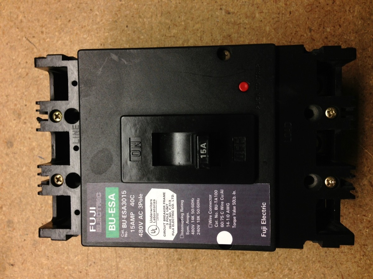 BU-ESA3015 Fuji Circuit Breaker 15A 3 Pole | eBay