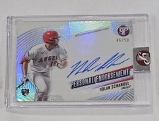 2024 Topps Pristine Encased Nolan Schanuel Personal Endorsement Auto /50 (RC)