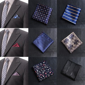 Men Paisley Retro Handkerchief Polka Dots Striped Men/'s Hankies Square Suit