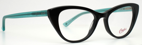 CANDIES CA0175 001 Schwarz Türkis Damen Cat Eye Vollrand Brille 50-17-140 B:37 - Bild 4 von 15