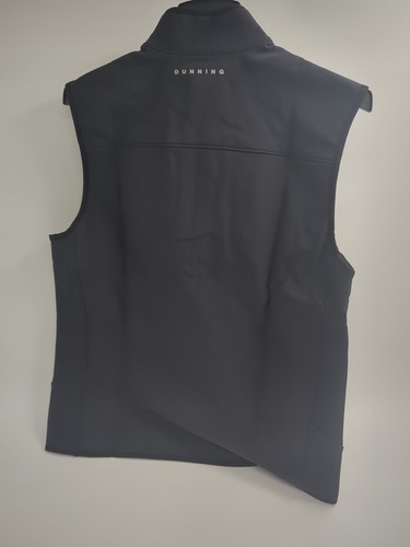 Dunning Golf Men's Full Zip Golf Foden Bonded Vest Jacket Large Black - Picture 7 of 10