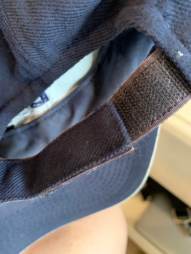 Cappello berretto da ballo Tommy Hilfiger snapback blu bianco lana ricamata acrilico vintage - Foto 11 di 12
