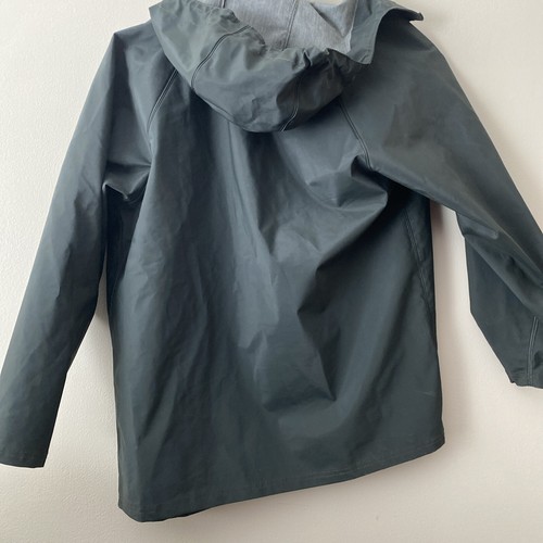 Used Carhartt C79 GRN Polyvinyl Raincoat Rain Jacket Sz XS Button Up - Picture 9 of 9