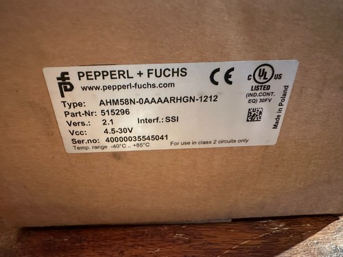 Pepperl Fuchs 515296 encoder AHM58N-0AAAARHGN-1212 - Picture 3 of 3