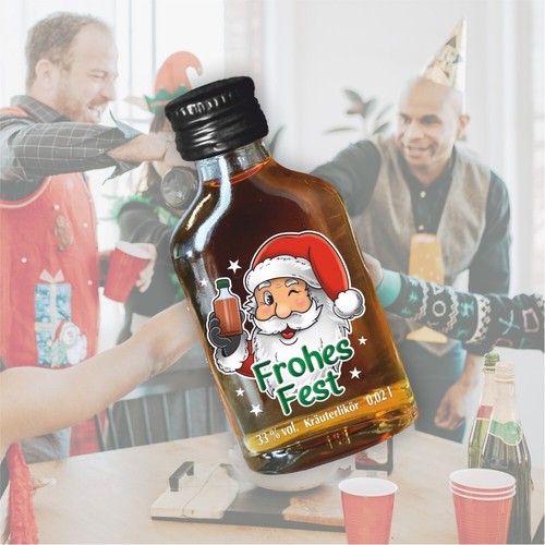 20er Box Kräuterlikör Display - Frohes Fest - zu Weihnachten 20 St Schnäpse - Bild 3 von 5