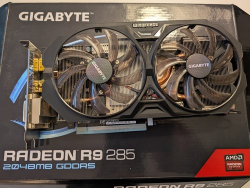 AMD Gigabyte Radeon R9 285 2GB GDDR5 DVID HDMI DP Display Port Video Card - Picture 1 of 4