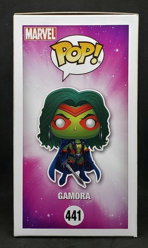 ¡Funko Pop + Protector! Marvel #441 Gamora (SDCC 2019) **Como nuevo** - Imagen 7 de 12