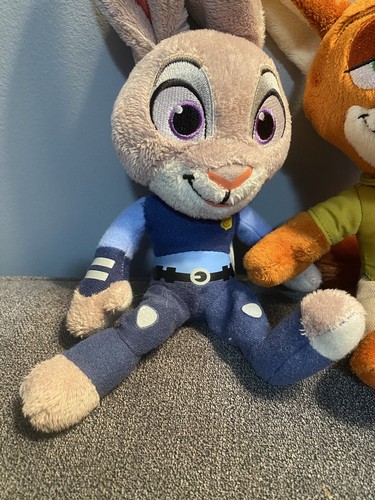 Disney Zootopia Nick Wilde Judy Hopps Plush Tomy Fox Bunny Rabbit Stuffed Animal - Bild 3 von 15
