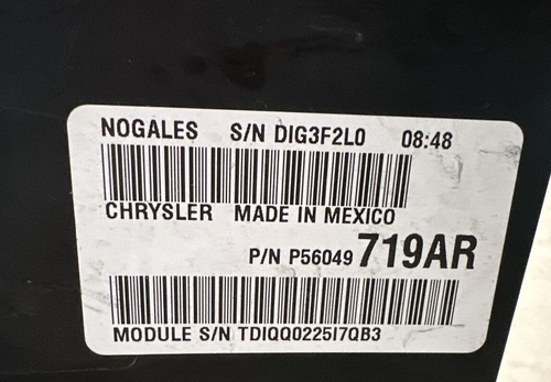 2006-2009 CHRYSLER PT CRUISER TIPM FUSEBOX CONTROL MODULE BCM P56049719AR - Picture 3 of 4