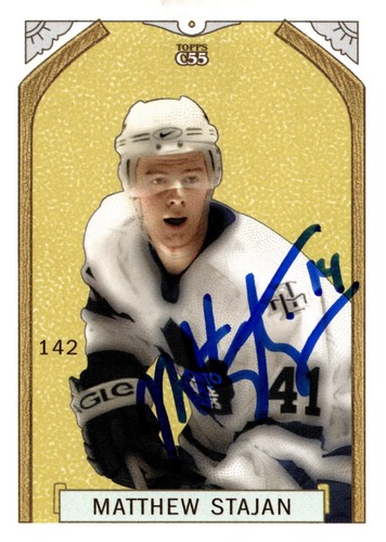 Matt Stajan - Signed 2003-04 Topps C55 Card #142