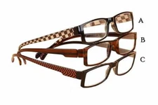 Neck Hanging Reading Glasses Calabria Authentic 762 in 42 Color & Power Options