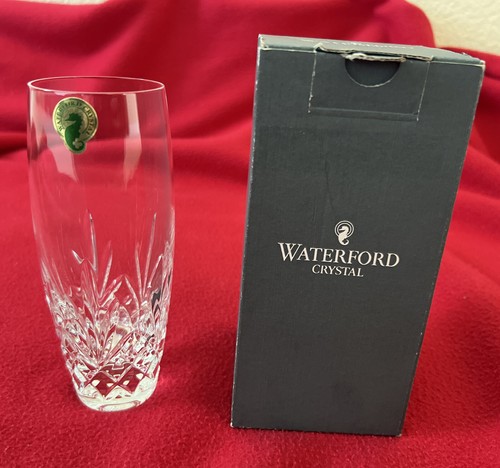 Neu im Karton ungeöffnete Box schöne Waterford Crystal Finola Stammvase 6" - Bild 2 von 17