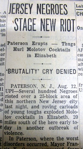 2 1964 newspapers with the RACE RIOT by NEGR0ES in PATERSON New Jersey - Picture 3 of 8