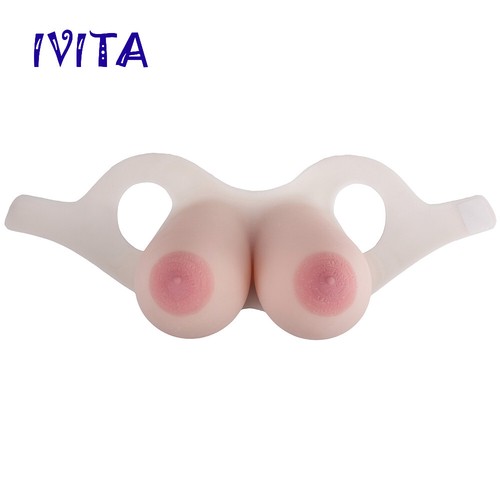 Chaleco de silicona completo correas areola grande enormes formas de pecho drag queen grandes boobs CD - Imagen 21 de 22