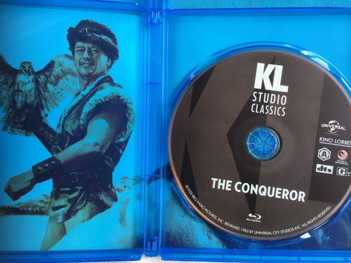 The Conqueror (Classic 1956 John Wayne, Susan Hayward) Blu-ray NEW with Slipcase - Picture 5 of 5
