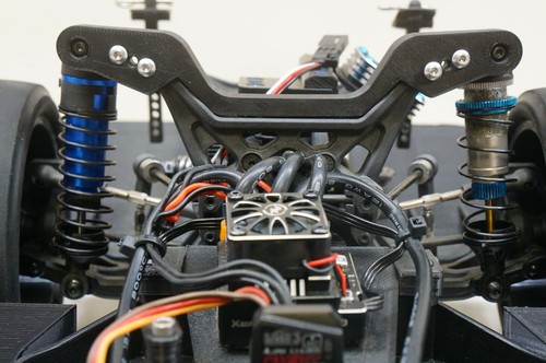 Actualización de relocalizador vertical torre de choque trasera para arrastre Team Associated DR10 NPRC - Imagen 8 de 9