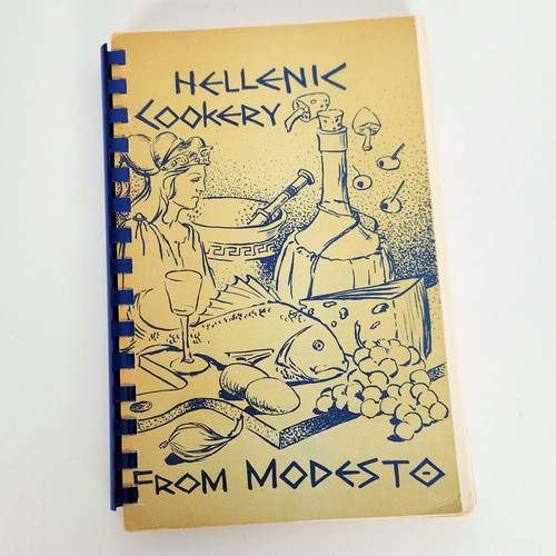 Hellenic Cookery from Modesto Greek Recipes Community Cookbook 1970s - Bild 1 von 9