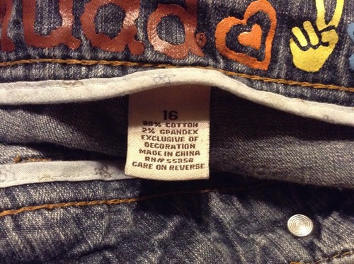 Mudd Straight Leg Jeans - Girls Size 16 - Picture 12 of 12