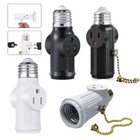 E26/E27 Light Socket to Plug Adapter 2/3 Prong Light Bulb Outlet Socket Adapter