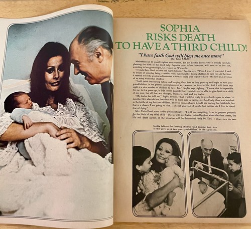 ORIGINAL Vintage May 1973 Motion Picture Magazine Sophia Loren Liz Taylor - Picture 2 of 5