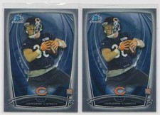 Lot(2) Jordan Lynch 2014 Bowman Chrome Base #218 Rookie Bears