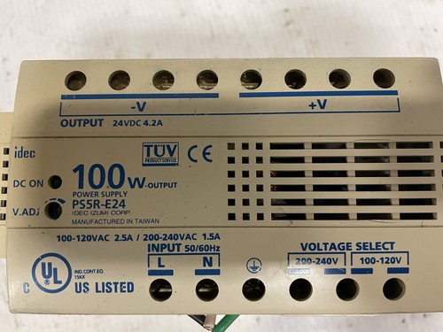 IDEC PS5R-E24 100W Power Supply 24V 100-120/200-240VAC - Picture 6 of 6