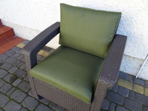 Sesselkissen und Loungesofas aus Polyrattan 8 tlg Set PRODUZENT. NUR KISSEN - Bild 19 von 22