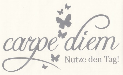Wandtattoo Wandaufkleber Carpe Diem " Nutze den Tag" Schlafzimmer Wohnzimmer - Bild 2 von 10