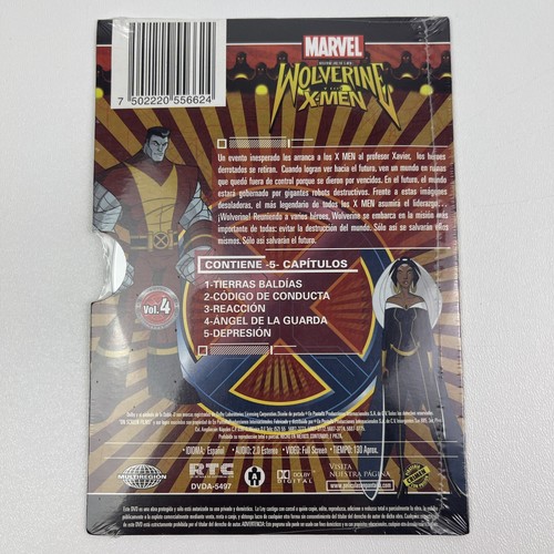 Marvel Wolverine Y Los X Men Rare Spanish Cartoon DVD Espanol - Picture 4 of 6