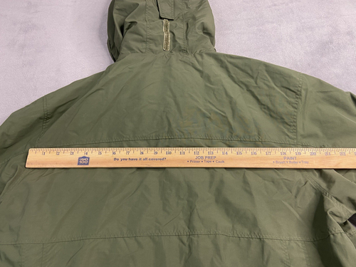 LL Bean Jacket Men Large Green The Weather Channel 3 in 1 Nylon Shell Outdoor - Picture 8 of 16