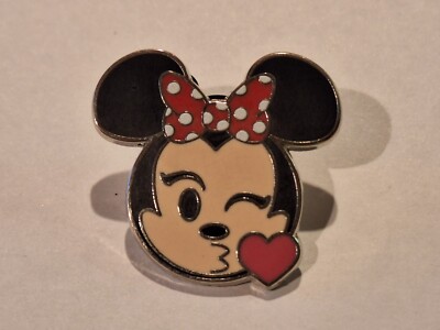Disney Trading Pins-2017 Emoji Blitz-Minnie-Kiss