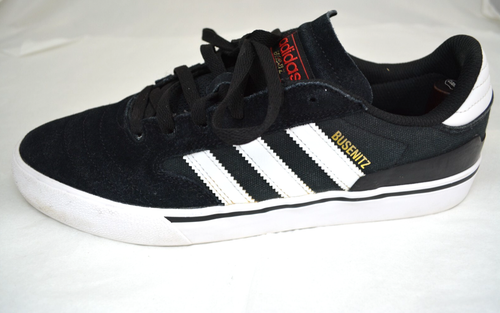 Hombres ADIDAS Busenitz Negro Gamuza Skateboarding Zapatos Talla 11 - Imagen 2 de 10