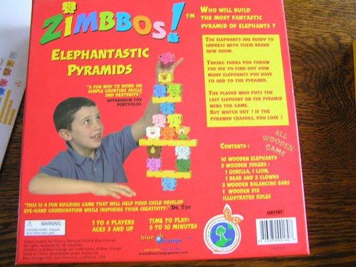 2004-13 Blue Orange Games ZIMBBOS! Award~Winning Pyramids 1-4 Players Ages 3+ - Picture 4 of 4
